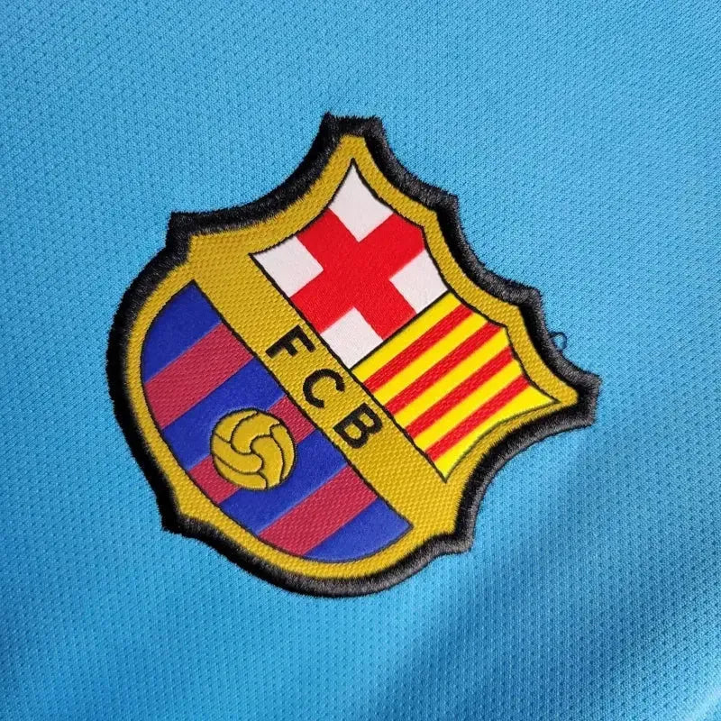 "Camisa Barcelona Retrô Away II 15/16 - Torcedor Masculina Azul - Netmantos"