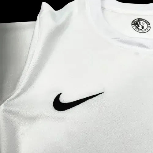 "Camisa Timão Home 24/25 - Torcedor Masculina Preta e Branca + Patrocínios - Netmantos"