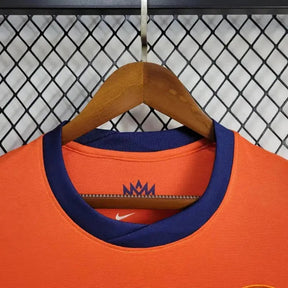 "Camisa Holanda Home 24/25 - Torcedor Masculina Laranja - Netmantos"