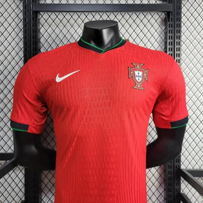 "Camisa Portugal Home 24/25 - Jogador Masculina Vermelha - Netmantos"