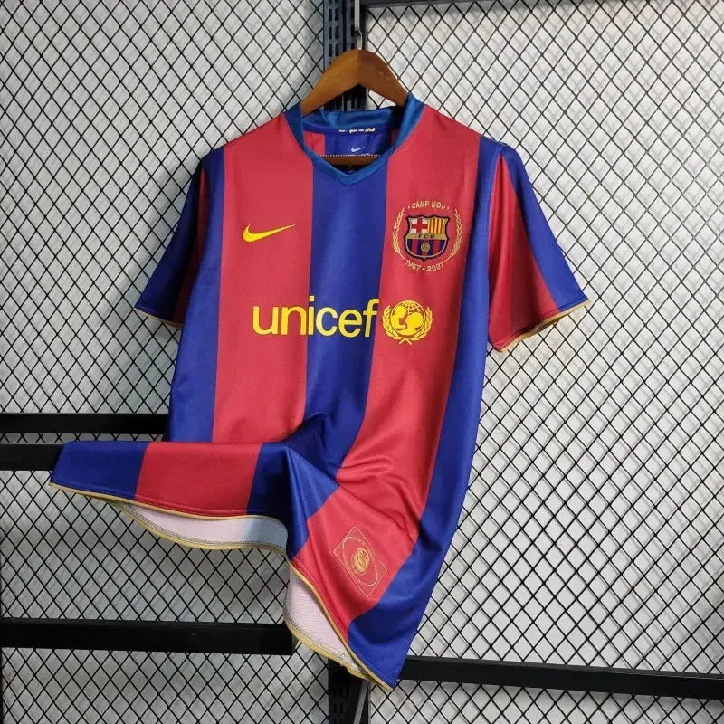 "Camisa Barcelona Home Retrô 2007/08 - Torcedor Masculina - Netmantos"