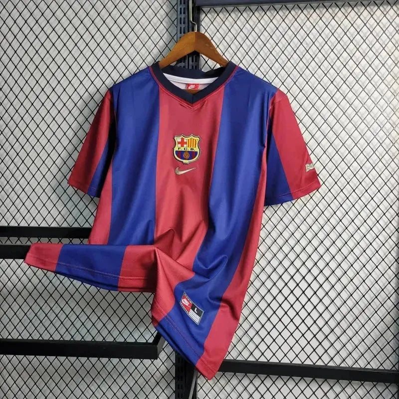 "Camisa Barcelona Home Retrô 1998/99 - Torcedor Masculina - Netmantos"