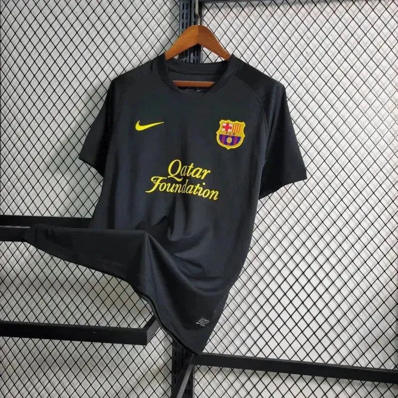 "Camisa Barcelona Away Retrô 2011/12 - Torcedor Masculina Preta - Netmantos"