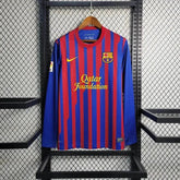 "Camisa Barcelona Home Retrô 2011/12 - Torcedor Masculina Manga Longa - Netmantos"