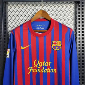 "Camisa Barcelona Home Retrô 2011/12 - Torcedor Masculina Manga Longa - Netmantos"