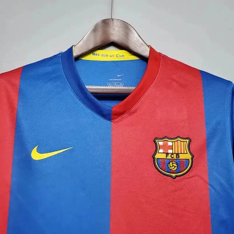 "Camisa Barcelona Home Retrô 2006/07 - Torcedor Masculina Manga Longa - Netmantos"