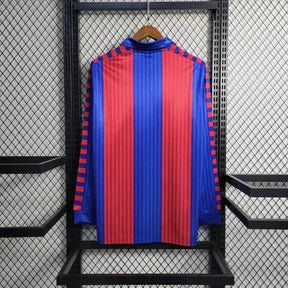 "Camisa Barcelona Home Retrô 1992 - Torcedor Masculina Manga Longa - Netmantos"