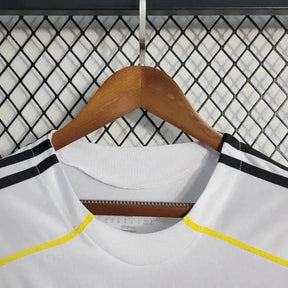 "Camisa Real Madrid Home Retrô 2009/10 - Torcedor Masculina Branca Manga Longa - Netmantos"