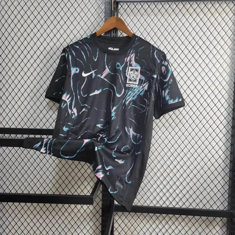 "Camisa Coréia Away 24/25 - Torcedor Masculina Preta - Netmantos"
