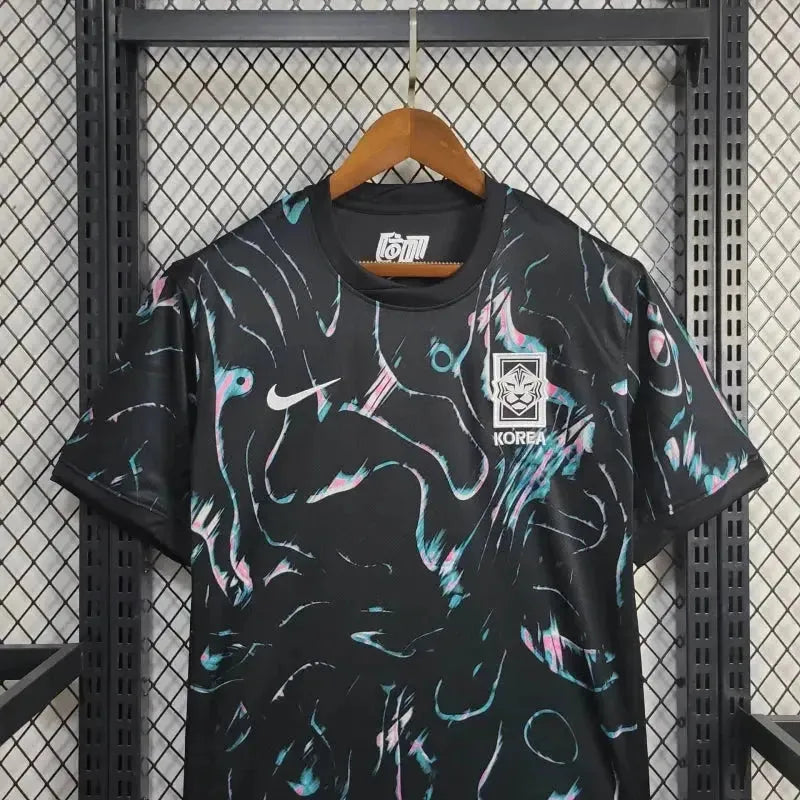 "Camisa Coréia Away 24/25 - Torcedor Masculina Preta - Netmantos"