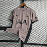 "Camisa Tottenham Away II 23/24 - Torcedor Masculina Marrom - Netmantos"