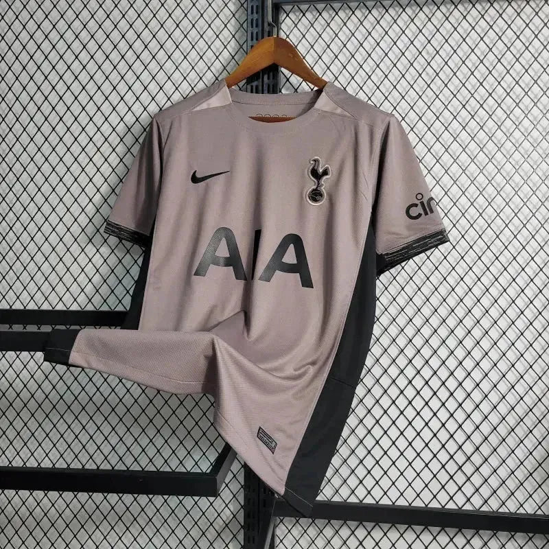 "Camisa Tottenham Away II 23/24 - Torcedor Masculina Marrom - Netmantos"