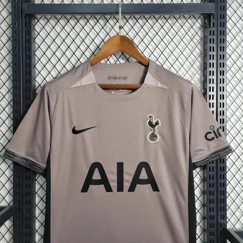 "Camisa Tottenham Away II 23/24 - Torcedor Masculina Marrom - Netmantos"