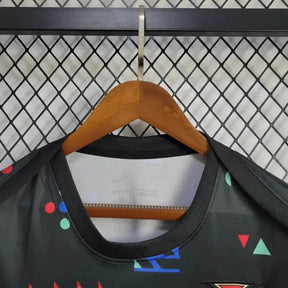 "Camisa Portugal Treino 24/25 - Torcedor Masculina Preta - Netmantos"