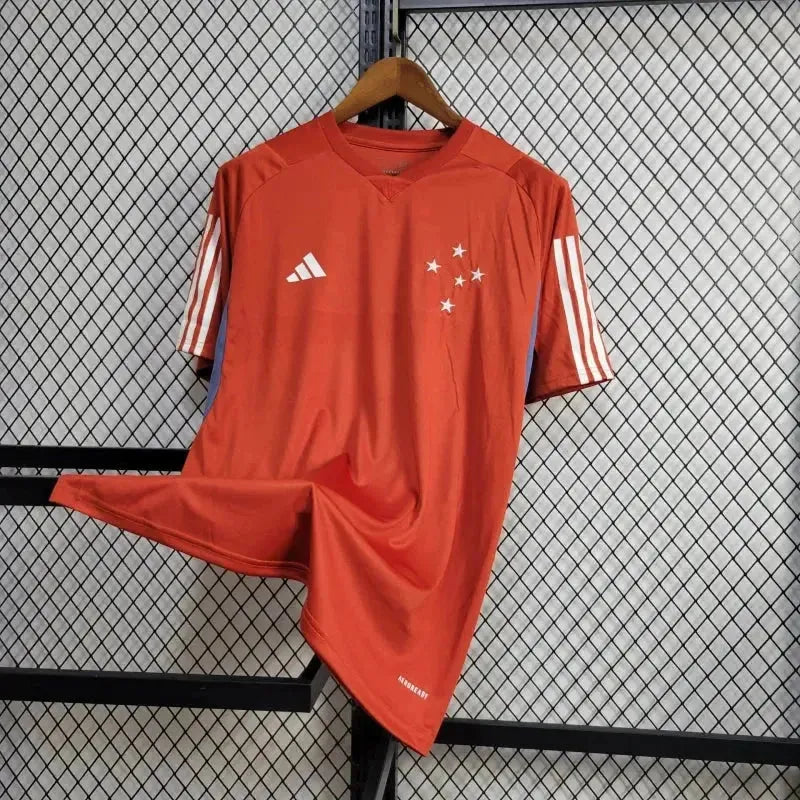 "Camisa Cruzeiro Treino 24/25 - Torcedor Masculina Vermelha - Netmantos"