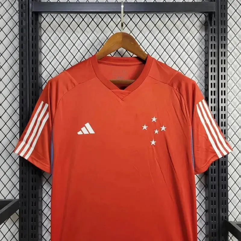 "Camisa Cruzeiro Treino 24/25 - Torcedor Masculina Vermelha - Netmantos"