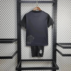 "Camisa Real Madrid Fourth Y3 24/25 - Torcedor Infantil Preta - Netmantos"