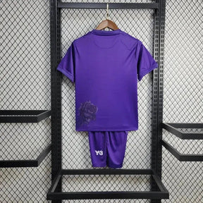 "Camisa Real Madrid Fourth Y3 24/25 - Torcedor Infantil Roxa - Netmantos"