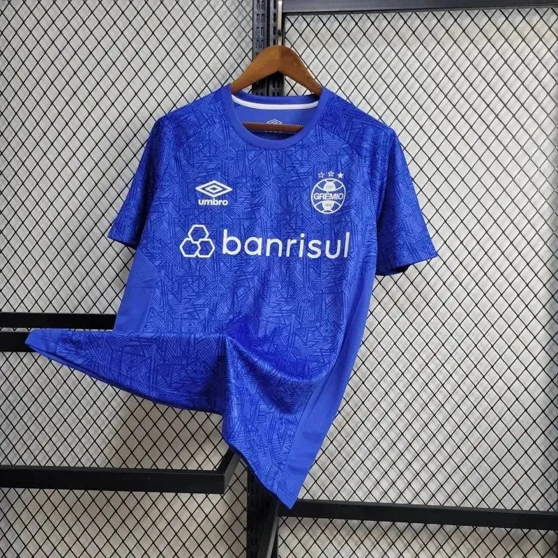 "Camisa Grêmio Treino 24/25 - Torcedor Masculina Azul Escuro - Netmantos"