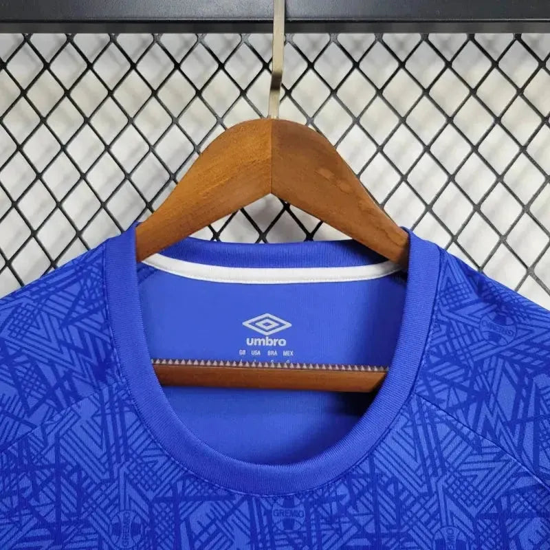 "Camisa Grêmio Treino 24/25 - Torcedor Masculina Azul Escuro - Netmantos"