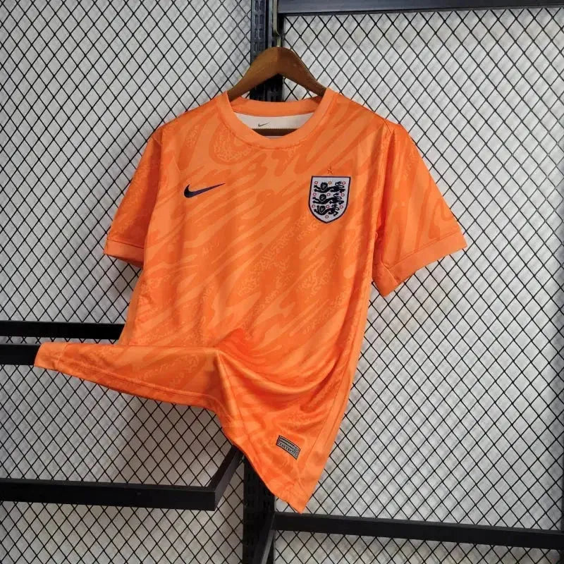 "Camisa Inglaterra Goleiro 24/25 - Torcedor Masculina Laranja - Netmantos"