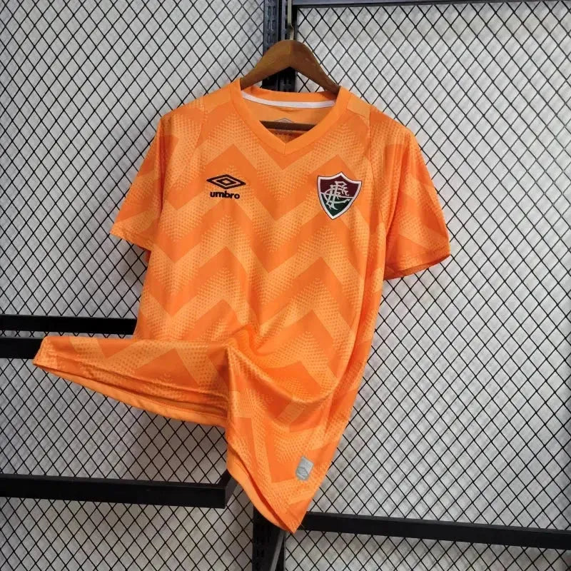 "Camisa Fluminense Treino 24/25 - Torcedor Masculina Laranja - Netmantos"