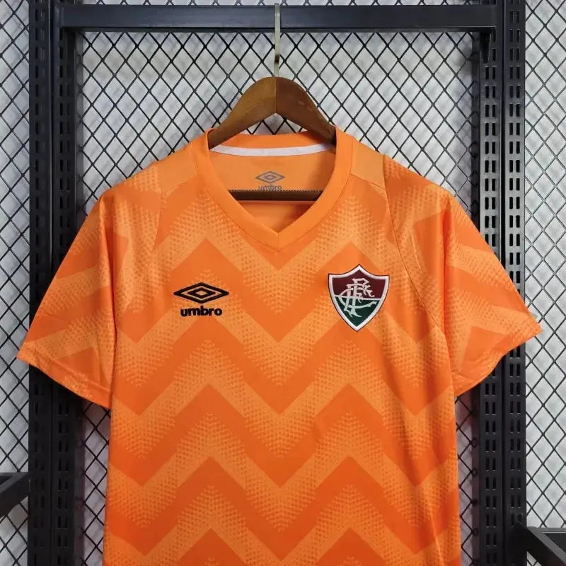 "Camisa Fluminense Treino 24/25 - Torcedor Masculina Laranja - Netmantos"