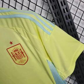 "Camisa Espanha Away 24/25 - Torcedor Masculina Amarela - Netmantos"