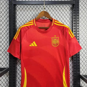 "Camisa Espanha Home 24/25 - Torcedor Masculina Vermelha e Amarela - Netmantos"