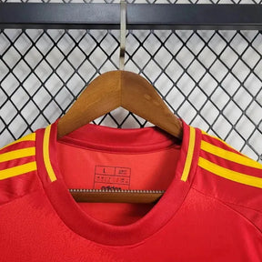 "Camisa Espanha Home 24/25 - Torcedor Masculina Vermelha e Amarela - Netmantos"