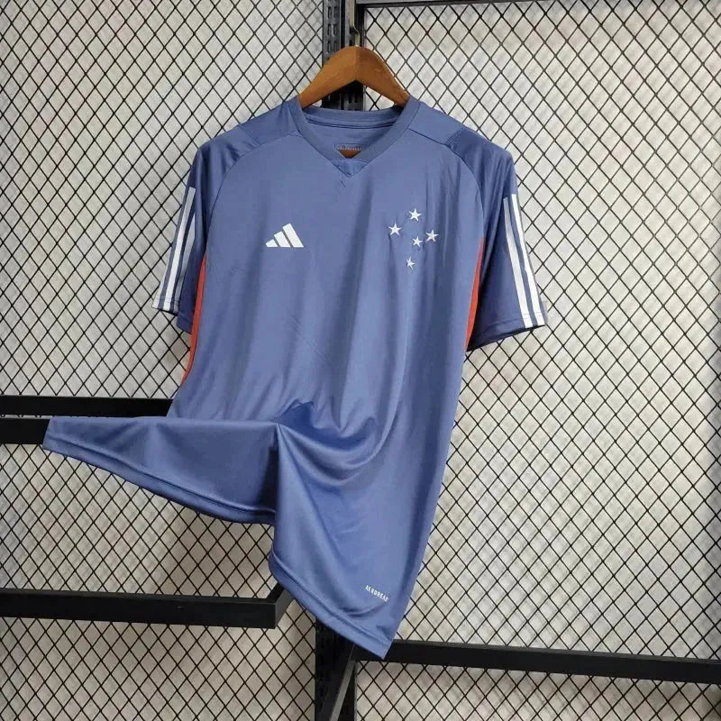 "Camisa Cruzeiro Treino 24/25 - Torcedor Masculina Azul - Netmantos"