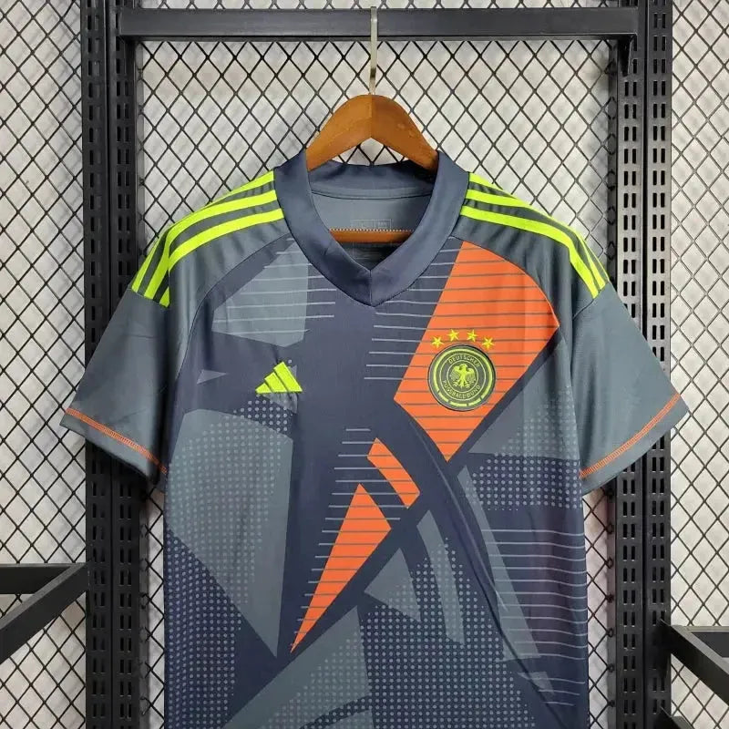 "Camisa Alemanha Goleiro 24/25 - Torcedor Masculina Preta - Netmantos"