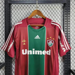 "Camisa Fluminense Retrô Home 2010 - Torcedor Masculina Vermelha e Verde - Netmantos"