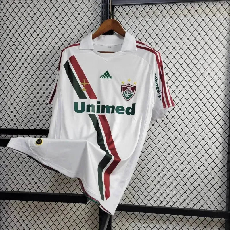 "Camisa Fluminense Retrô Away 2010 - Torcedor Masculina Branca - Netmantos"