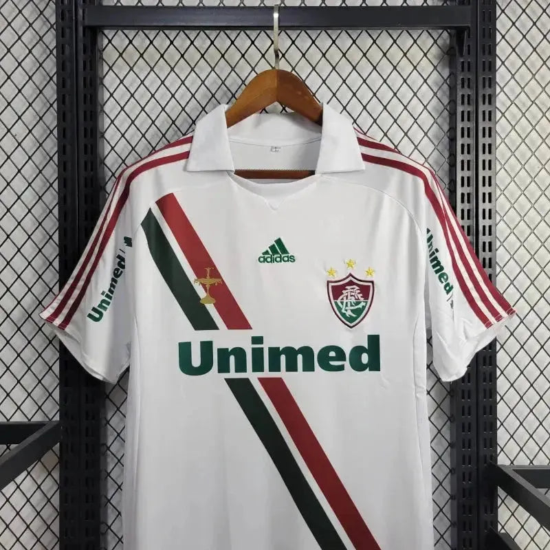 "Camisa Fluminense Retrô Away 2010 - Torcedor Masculina Branca - Netmantos"