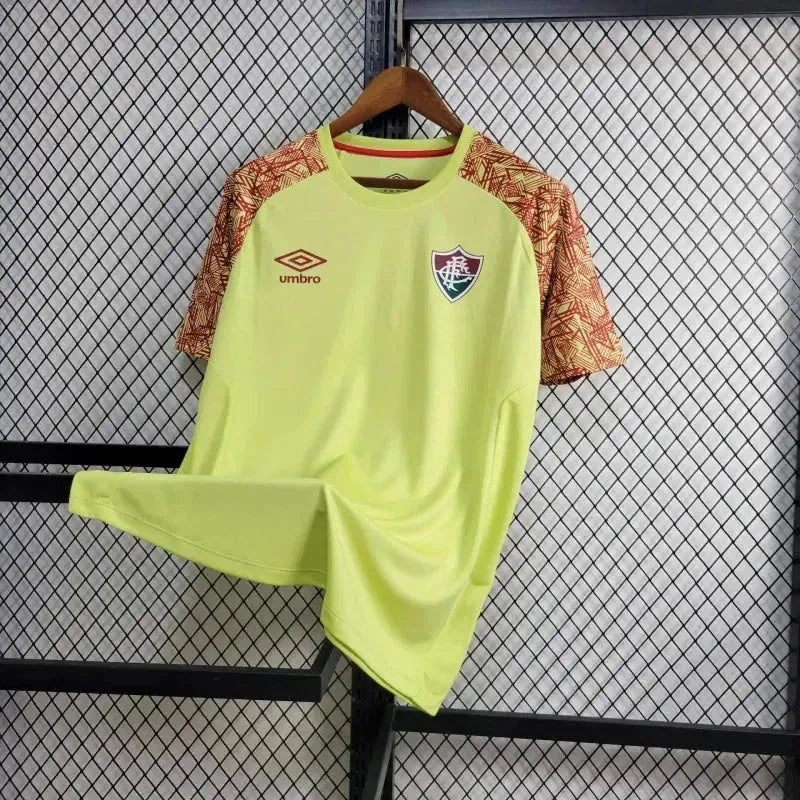 "Camisa Fluminense Treino 24/25 - Torcedor Masculina Amarela - Netmantos"