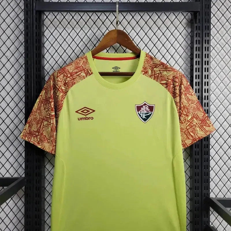 "Camisa Fluminense Treino 24/25 - Torcedor Masculina Amarela - Netmantos"