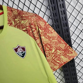 "Camisa Fluminense Treino 24/25 - Torcedor Masculina Amarela - Netmantos"