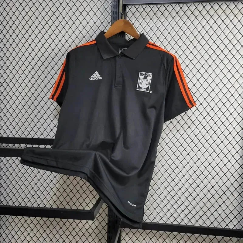 "Camisa Coréia 24/25 - Torcedor Masculina Preta e Laranja - Netmantos"