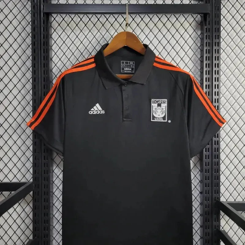 "Camisa Coréia 24/25 - Torcedor Masculina Preta e Laranja - Netmantos"