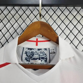 "Camisa Inglaterra Retrô Home 2005 - Torcedor Masculina Branca - Netmantos"