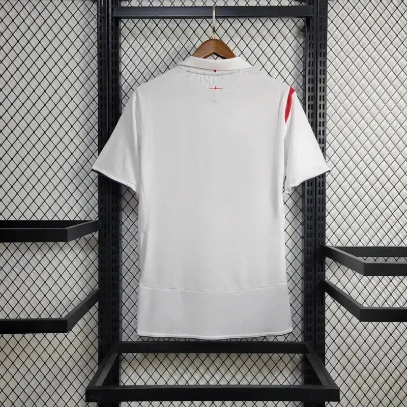 "Camisa Inglaterra Retrô Home 2005 - Torcedor Masculina Branca - Netmantos"