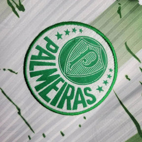 "Camisa Palmeiras Away Retrô 1996 - Torcedor Masculina Branca PARMALAT - Netmantos"