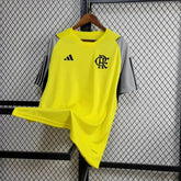 "Camisa Flamengo Treino 24/25 - Torcedor Masculina Amarela - Netmantos"