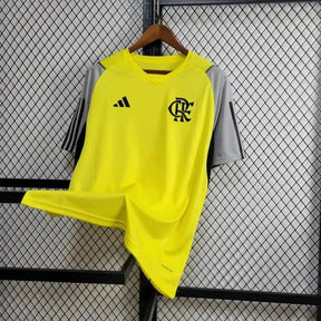 "Camisa Flamengo Treino 24/25 - Torcedor Masculina Amarela - Netmantos"