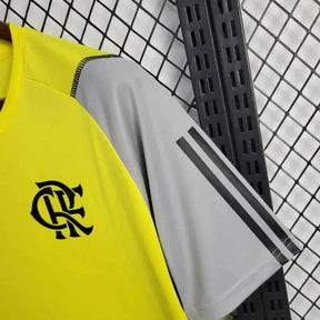 "Camisa Flamengo Treino 24/25 - Torcedor Masculina Amarela - Netmantos"