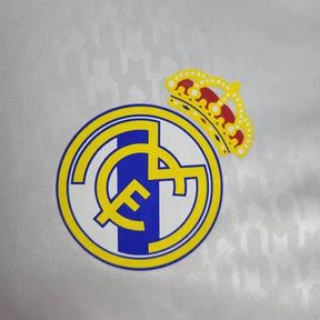 "Camisa Real Madrid Home 24/25 - Jogador Masculina Branca - Netmantos"