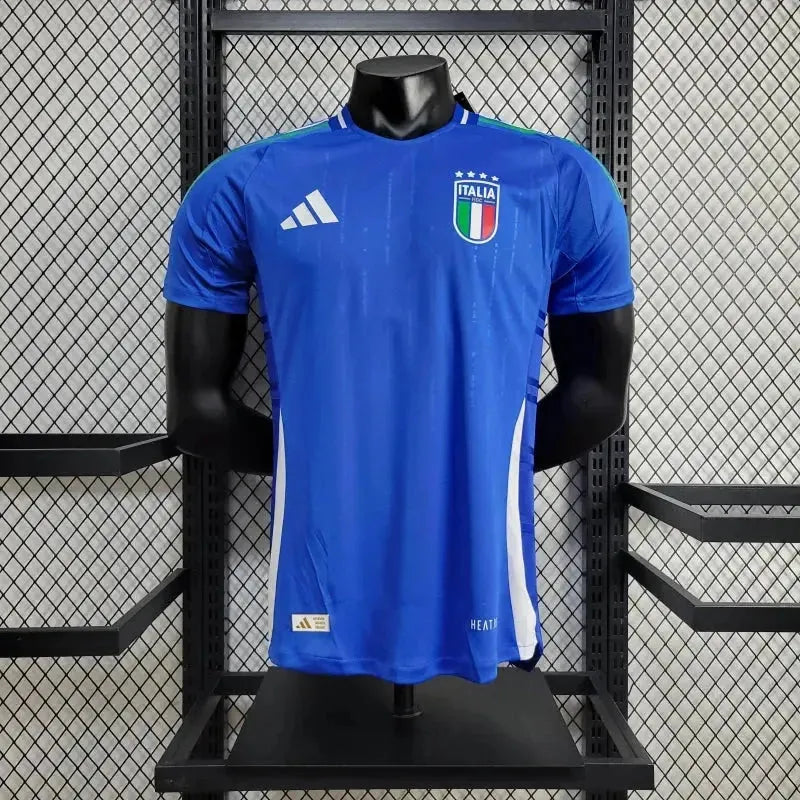"Camisa Itália Home 24/25 - Jogador Masculina Azul - Netmantos"