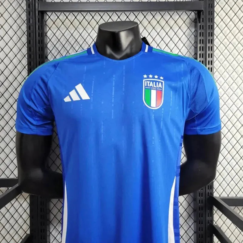 "Camisa Itália Home 24/25 - Jogador Masculina Azul - Netmantos"