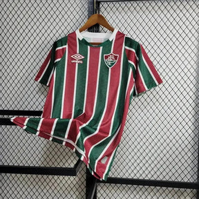 "Camisa Fluminense Home 24/25 - Torcedor Masculina + Patches Libertadores + Patrocínio - Netmantos"